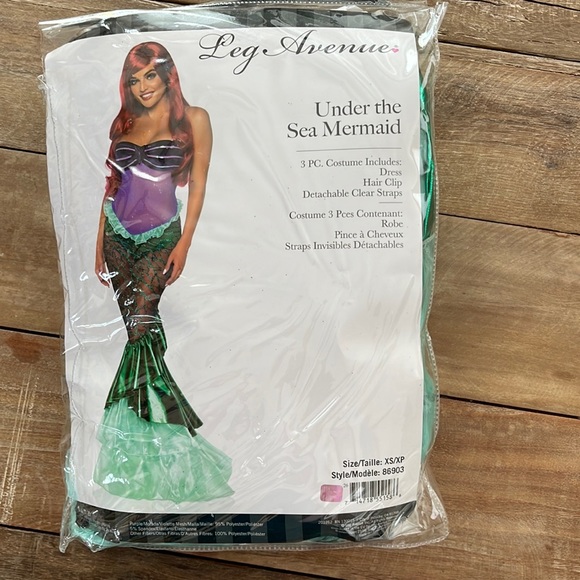 Leg Avenue Under the Sea Mermaid Costume NWT - Picture 4 of 7